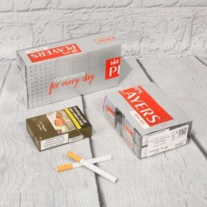 JPS Players King Size Real Red cigarette pack front view