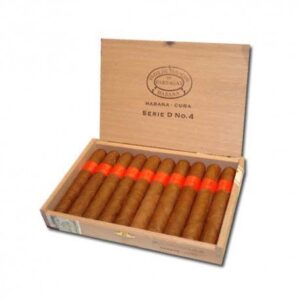 Partagas Serie D No. 4 Cuban robusto cigar box