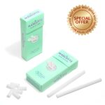 Mascotte 6mm Slim Premium Filter Tips bag of 120 filters for hand-rolling.