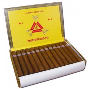 Montecristo No. 4 Cuban cigar box authentic packaging