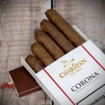 J. Cortes Charatan Corona premium cigar with Sumatra wrapper.