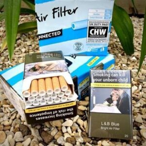 L&B Blue Bright Air Filter |King Size Cigarettes |10 packs