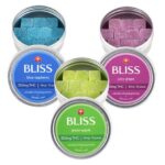 Bliss Edibles 300mg THC gummies in professional packaging for sale in Europe.