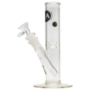 LA Pipes Straight Ice Bong high quality glass California